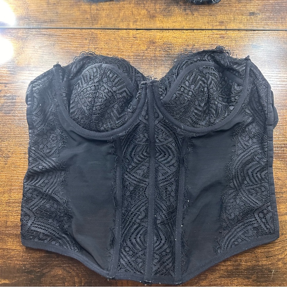 black urban outfitters corset top